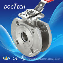 Wafer Ball Valve With ISO5211 High Mounting Pad PN16